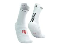 Compressport Pro Racing v4.0 Run High Socks White Black - T2
