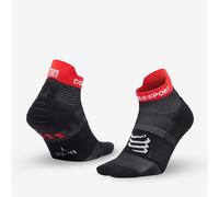 Compressport Pro Racing v4.0 Run Low Socks Black Bright Red - T4