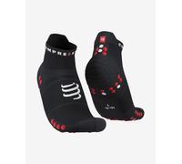 Compressport Pro Racing v4.0 Run Low Socks Black Red - T1
