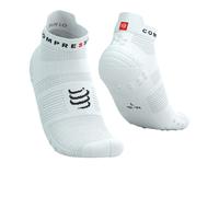Compressport Pro Racing v4.0 Run Low Socks | UK XL in White/Black