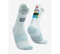 Compressport Pro Racing v4.0 Trail UTMB 2025 Socks Ice White - T2