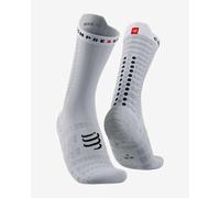 Compressport Pro Racing v4.0 Ultralight Bike Socks White Black - T2