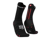 Compressport Pro Racing v4.0 Ultralight Run High Socks | UK M in Black/Red