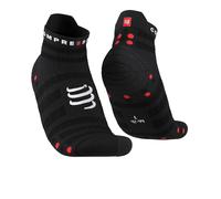 Compressport Pro Racing v4.0 Ultralight Run Low Socks | UK L in Black/Red