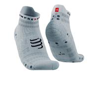 Compressport Pro Racing v4.0 Ultralight Run Low Socks | UK S in White Alloy