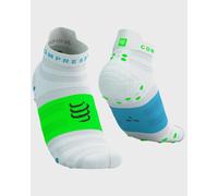 Compressport Pro Racing v4.0 Ultralight Run Low socks white green blue - T3