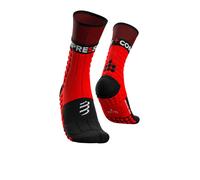 Compressport Pro Racing Socks Winter Trail Socks Red Black White - T1