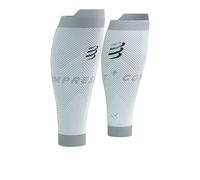 Compressport R2 Oxygen Calf Sleeves | UK M in White/Noble Grey