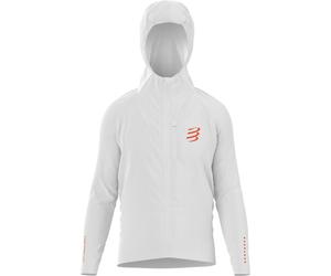 Compressport - Road running jacket - Unisex - Thunderstorm Waterproof Jacket - Thunderstorm Waterproof Jacket Off White for Men - Size S White S