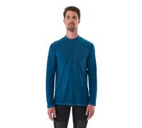 Compressport - Trail Half Zip L/S T-Shirt - Running shirt size S, blue