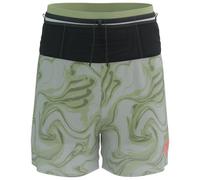Compressport - Trail Racing 2-In-1 Short - Running shorts size L, olive