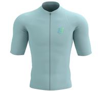 Compressport - Trail Racing Postural S/S Top - Running shirt size XL, turquoise