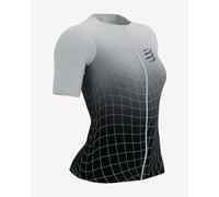 Compressport Tri Postural Aero Short Sleeve T-Shirt Black White Women - XS