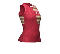 Compressport Tri Postural Tank Top W Tank Top, Jazzy/Paradise Green, L Women's
