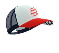 COMPRESSPORT Trucker Cap - Mixte - White / Red / Blue - size only size- model 2025 only size
