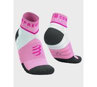 Compressport Ultra Trail Low socks pink white black - T1