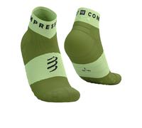 Compressport Ultra Trail Low Socks | UK L in Shadow Lime/Woodbine
