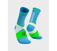 Compressport Ultra Trail v2.0 socks blue green white - T2