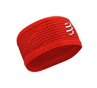 COMPRESSPORT Unisex Headband on/Off Cinta antitranspiracion de correr, Red, Talla Unica UK