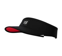 COMPRESSPORT Visor, Black/Red, One Size