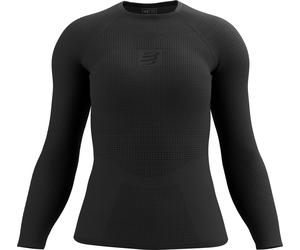 Compressport - Women's thermo-regulating first layer - On/Off Base Layer Ls Top W Black for Women - Size M Black M