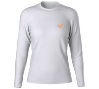 Compressport - Women's Performance L/S - Running shirt size L, grey/white