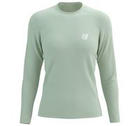 Compressport - Women's Performance L/S T-Shirt - Running shirt size L, turquoise/green