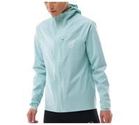Compressport - Women's Tempest Waterproof Jacket - Running jacket size M, turquoise