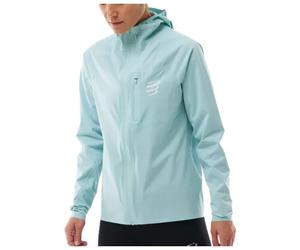 Compressport - Women's Tempest Waterproof Jacket - Running jacket size S, turquoise