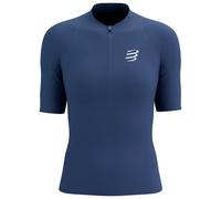 Compressport - Women's Trail Racing Postural S/S Top - Running shirt size M, blue