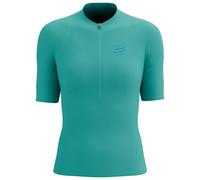 Compressport - Women's Trail Racing Postural S/S Top - Running shirt size XS, turquoise