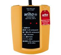 Comprobador de tomas de corriente 230 V AC, CAT II incl. 2x AAA batteries - SB 255-61 socket tester 230V AC