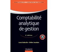 Comptabilité analytique de gestion - 6ème édition