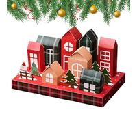 Compte À Rebours Jusqu'aux Boîtes De Noël - Boîte De Calendriers De L'Maison | Boîtes Au Trésor En Carton À Motif Snapss Intercalées Pour Stocker Des Bonbons, Du Nougat, Des Biscuits