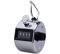 Compteur Manuel 4 Chiffres Anneau Num& eacute; rateurs M& eacute; caniques& agrave; Main avec Cerceau D' anneau Support de Doigt pour Sport Compte de Pas