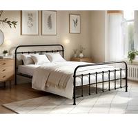 Compton Black Metal Bed Flair Black Single