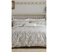 'Compton' Cotton Duvet Cover Set Morris & Co Natural Super King