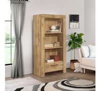 Compton Oak Effect 1 Drawer Bookcase