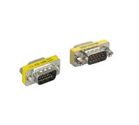 CompuCablePlusUSA D-Sub Serial Mini Gender Changer Coupler Adapter (Mini Gender Changer, 6 PCS/Pack) (High Density DB15, Male to Male)