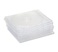 Compucessory CD Case Slimline Jewel for 1 Disk W125xD5xH124mm Clear Ref 442463 [Pack 50]