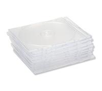 Compucessory CD Case Slimline Jewel for 1 Disk W125xD5xH124mm Clear Ref CCS95508 [Pack of 100]