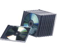 Compucessory CD Case Standard Jewel High-impact Protection for 1 Disk Clear Ref 442455 [Pack of 10]