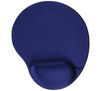 Compucessory Imac Mouse Mat Ergonomic Non-slip with Gel Wrist Rest Blue Ref CCS55151
