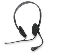 Compucessory Lightweight Headset 1.8m Cord Black Ref CCS55222