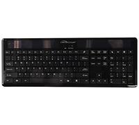 Compucessory Wireless Solar Keyboard, 16-1/8"x6"x7/8"(CCS50913)