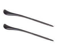 COMPUKAS 1 Pair Dulcimer Wood Mallets Black Portable Practical Hammer Sticks for Professionals and Amateurs Dulcimer Accessories