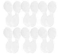 COMPUKAS 100 Pieces Pure Cotton Non-woven Eye Mask Paper Sheets for DIY Moisturizing Eye Care Disposable for Women’s Skincare and Spa Use