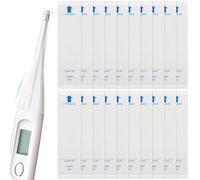 COMPUKAS 100pcs Disposable Covers Thin Film Oral Digital Protective Sleeve Universal Fit for Medical and Home Use