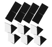 COMPUKAS 100pcs Hook and Loop Tapes with Strong Adhesive Strength and Nonslip Nylon Material, Double-Sided Self-Adhesive Patches for Handmade Crafts and Tools, for Rug Slip Pads and Carpet
