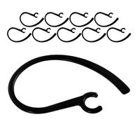 COMPUKAS 10pcs Anti-slip Silicone Earbud Tips Replacement Covers with Ear Hooks for Running and Other Activities, Comfortable and Secure Fit Earphone Accessories